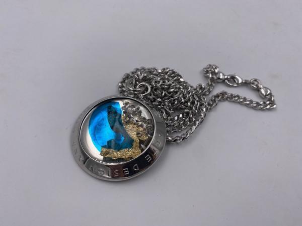 Collana in ottone anallergico, colore argento