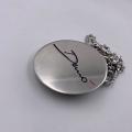 Collana in ottone anallergico, colore argento