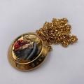 Collana in ottone anallergico, colore oro
