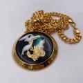 Collana in ottone anallergico, colore oro