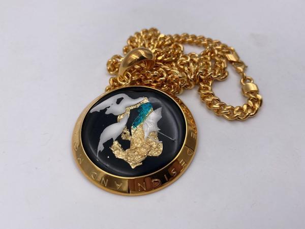 Collana in ottone anallergico, colore oro