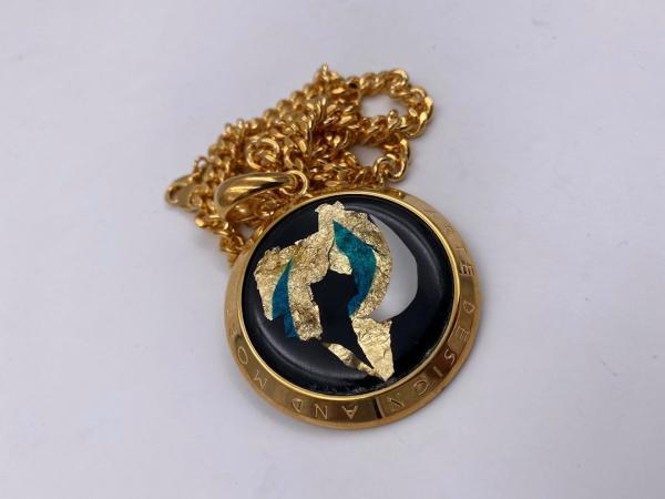 Collana in ottone anallergico, colore oro