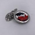 Collana in ottone anallergico, colore argento