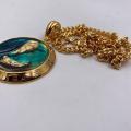 Collana in ottone anallergico, colore oro
