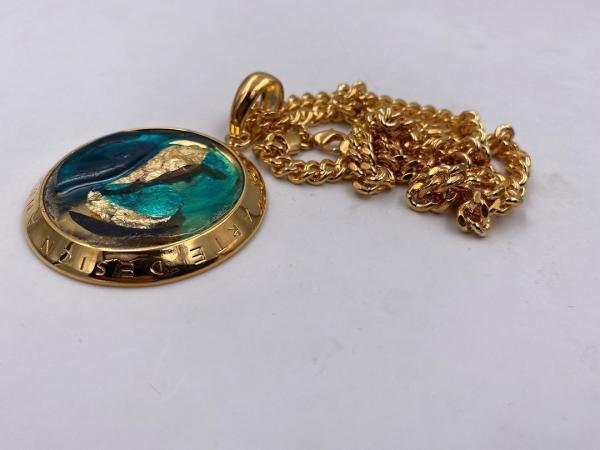 Collana in ottone anallergico, colore oro