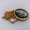 Collana in ottone anallergico, colore oro
