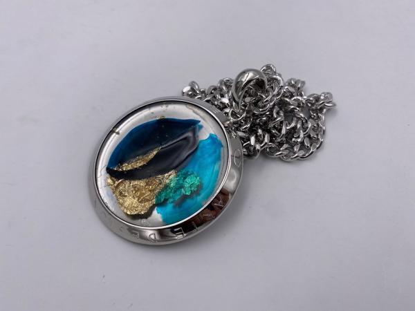 Collana in ottone anallergico, colore argento