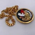 Collana in ottone anallergico, colore oro