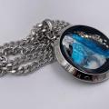 Collana in ottone anallergico, colore argento