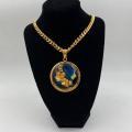 Collana in ottone anallergico, colore oro