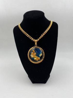 Collana in ottone anallergico, colore oro
