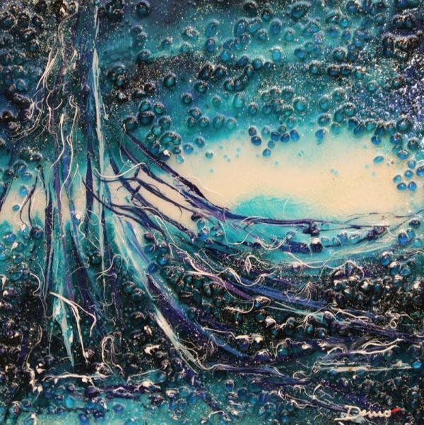 Pioggia di colori nel mare