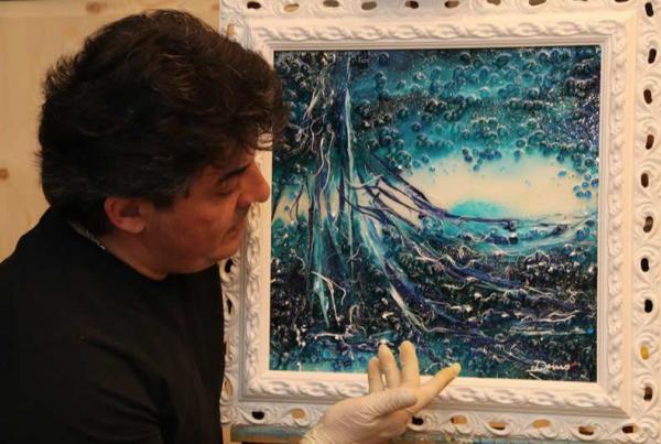 Pioggia di colori nel mare