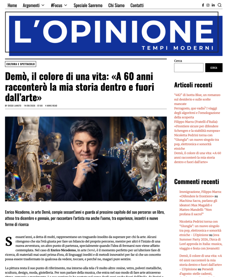 L’OPINIONE – TEMPI MODERNI