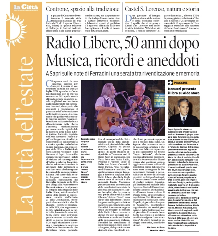 LA CITTÁ DELL’ESTATE